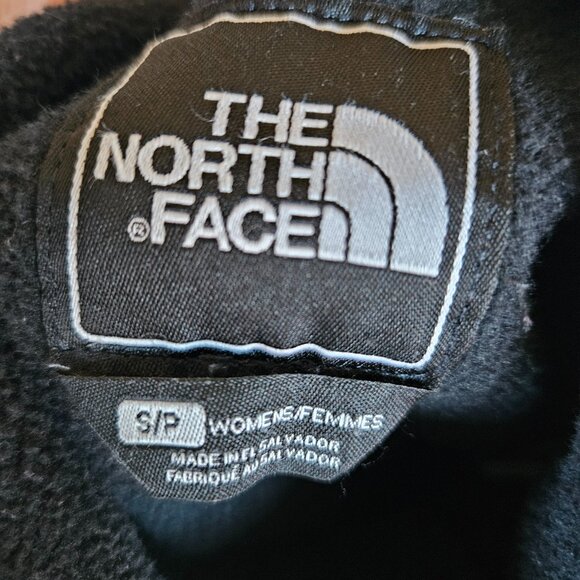 The North Face Jacket Women's Size S/p Denali Polartec Recycle Fleece Black/Pink - Picture 7 of 11